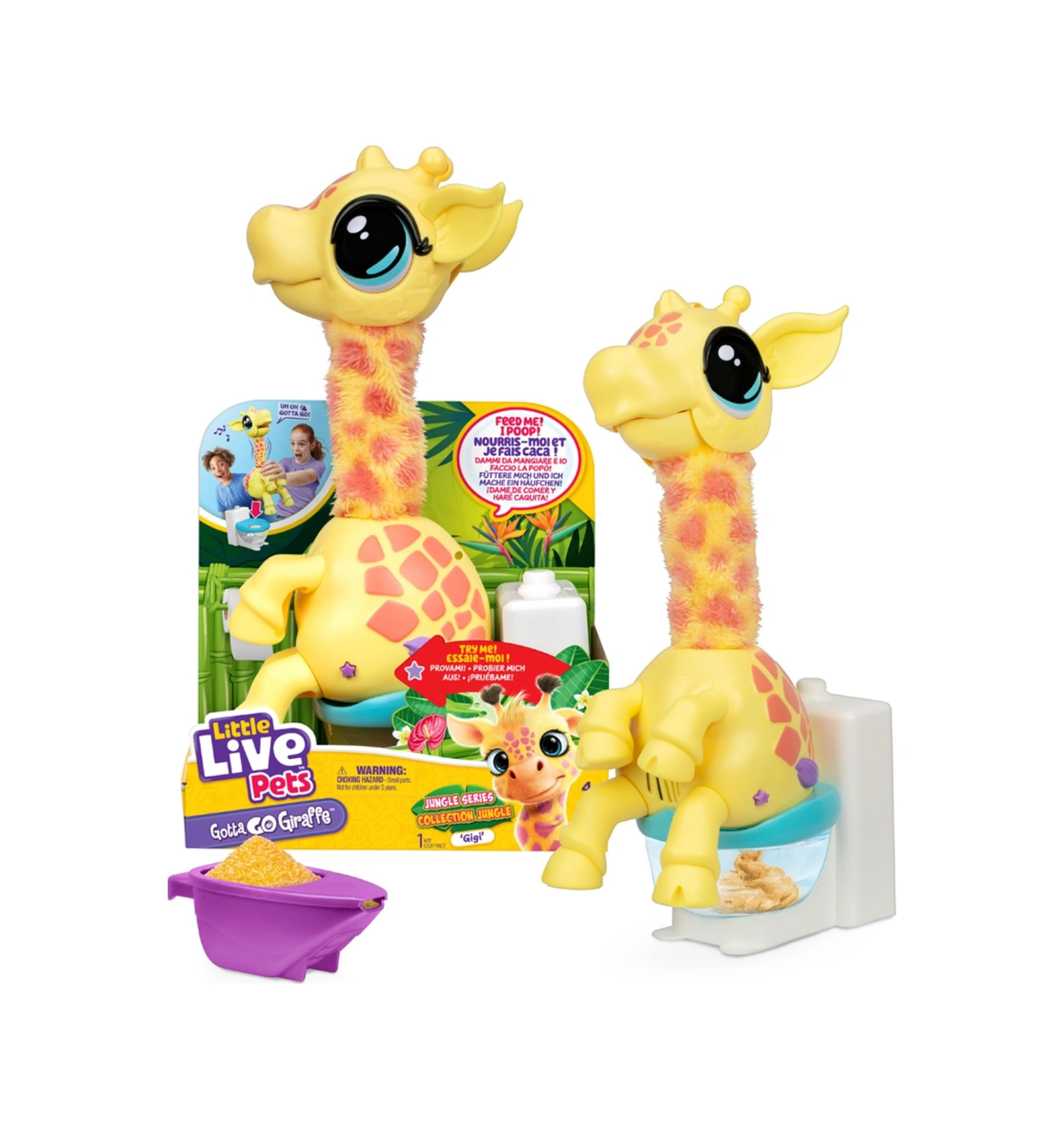 Little Live Pets Gotta Go Zürafa 26722 Çok Renkli