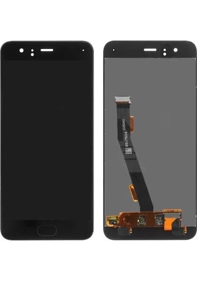 Xiaomi Uyumlu Mi 6 Lcd Ekran Siyah Çıtasız Parmak İzli