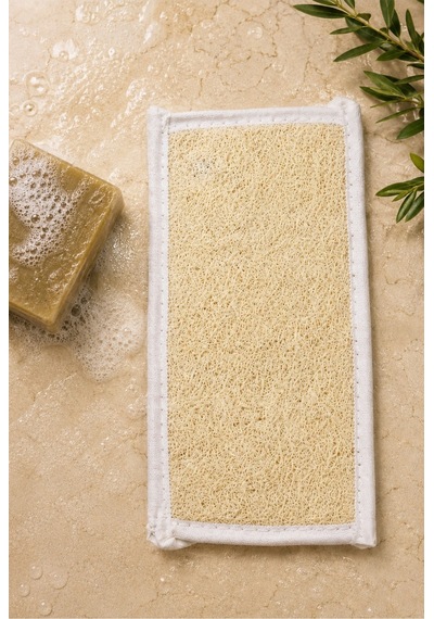 Arga Çiftli Sırt Uzun Kabak Lifi 28cmx12cm Doğal Cilt Temizleme Bitkisel Banyo Lifi - 573083703