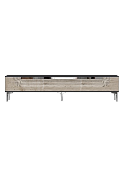 Tsa1805ats - Meyra Tsa180 Tv Stand, Tv Sehpası Ve Tv Ünitesi Antrasit-traverten-sılver 180cm Tsa1805ats - Meyra Tsa180 Tv Stand, Tv Sehpası Ve Tv Ünitesi Antrasit-traverten-sılver 180cm