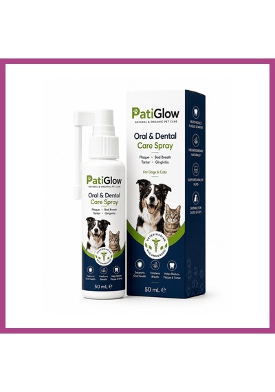 Gees Global Patiglow Kedi Ve Köpek Ağız Ve Diş Bakım Spreyi 50 Ml Gbzs