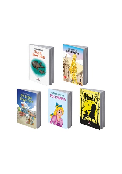 9-12 Yaş Çocuk Klasikleri 5 Kitap - Meb Tavsiyeli - 100 Temel Eser Okuma Takip Ayracı