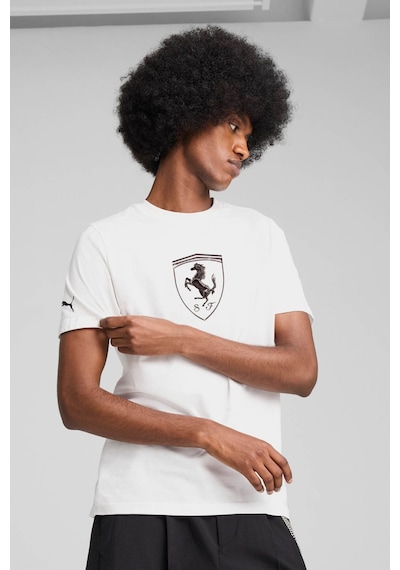 Puma Ferrari Race Tonal Beyaz Unisex Kısa Kol T-shirt 000000000102247038 Beyaz