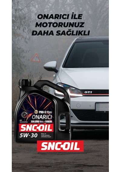 Snc-Oil Onarıcı 5w-30 100.00 Km+Bakım Motor Yağı 4 L