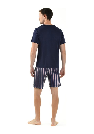 Yeni İnci 3'lü Yarım Kol Erkek Pijama Takım Epj801 001