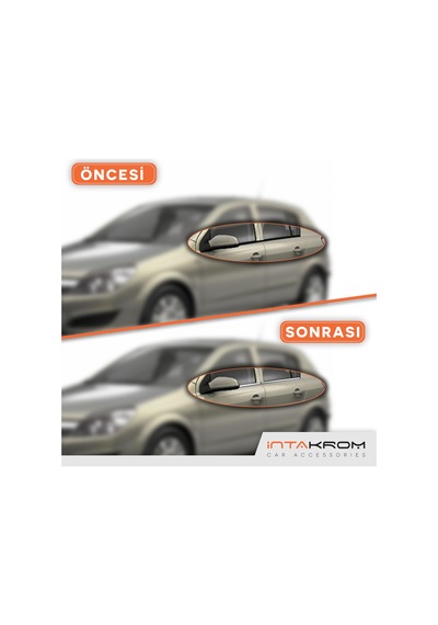 intakrom Opel Astra H Hb Krom Cam Çıtası 4 Parça 2004 -2010