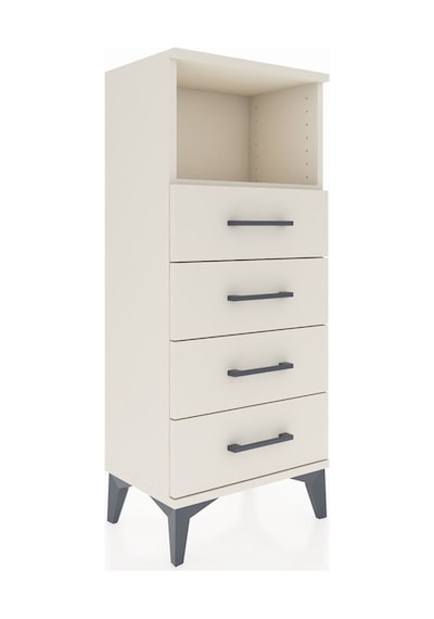 Arges Komodin Tek Raflı 4 Çekmeceli 44x30x106 Aytaşı-aytaşı Aytaşı