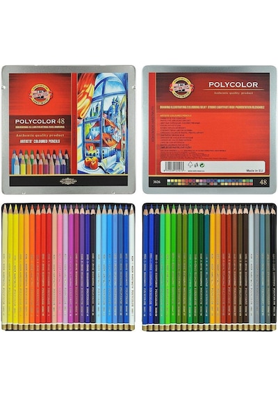 Koh-ı Noor Polycolor Kuru Boya Kalemi 48 Renk Set