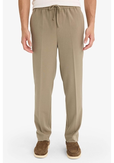 Defacto Jogger Fit Düz Paça Her Yöne Esneyen Pantolon A9943ax25aukh454 Haki