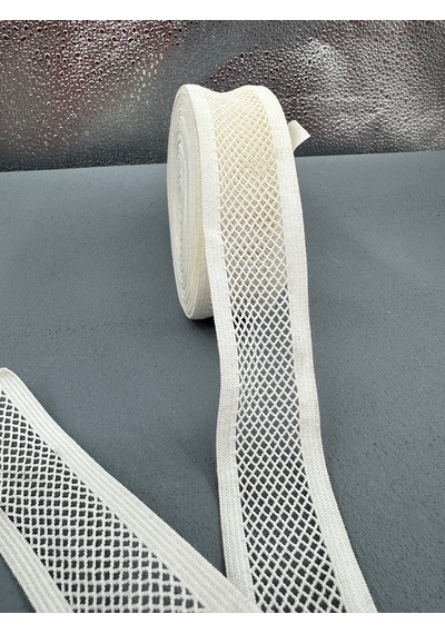 3 Cm Fileli Lastik-ekru-5 Metre