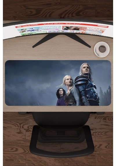 The Witcher 2 V5 70x30 Xl Gaming Kauçuk Kaymaz Taban Mouse Pad Fare Altlığı
