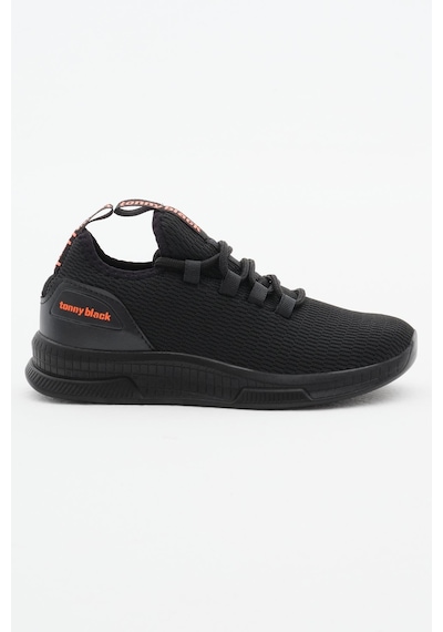 Tonny Black Nefes Alabilen Kumaş Poli Taban Bağcıklı Unisex Siyah Spor Ayakkabı V2qnt-0 Siyah