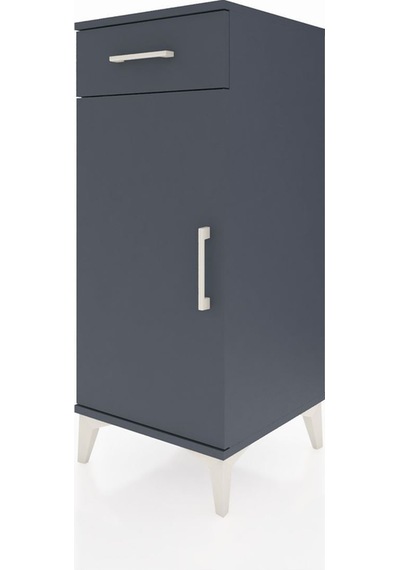 Hyperion Komodin Tek Raflı Tek Çekmeceli Tek Kapaklı 44x44x106 Antrasit-antrasit Antrasit Hyperion Komodin Tek Raflı Tek Çekmeceli Tek Kapaklı 44x44x106 Antrasit-antrasit Antrasit