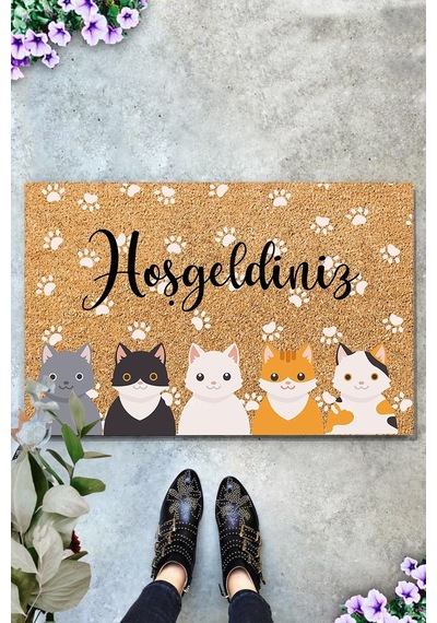 Five Cat Özel Tasarım Iç Ve Dış Pvc Kapı Önü Paspasları