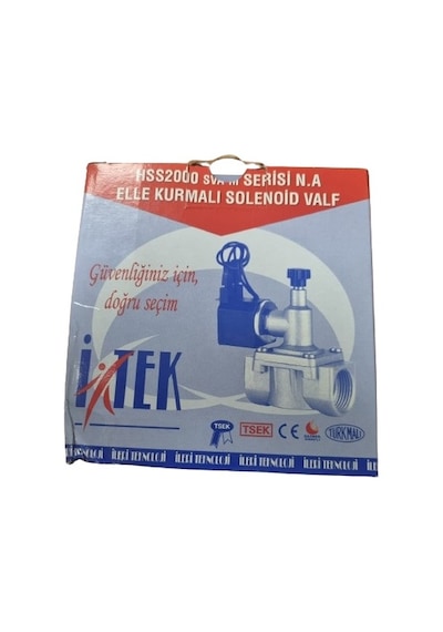 Selenoid Vana 1/2" 220v Elle Kurmalı Hss2000 Sva-m Serisi 500mbar