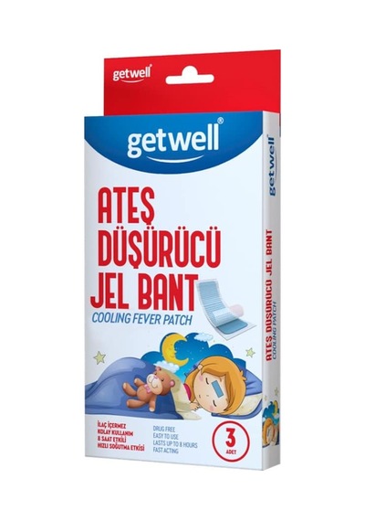 Getwell Ateş Düşürücü Bant Çok Renkli