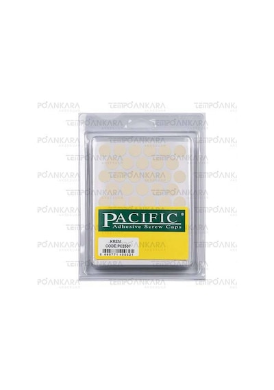 Pacific Yapışkanlı Tapa Krem 14mm