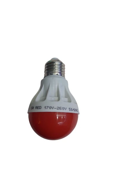 5w Kırmızı Led Ampul 170v-260v 50/60 Hz