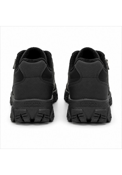 Wanderfull Trekking Siyah Erkek Outdoor Fermuarlı Battal Boy Ayakkabı 45-47