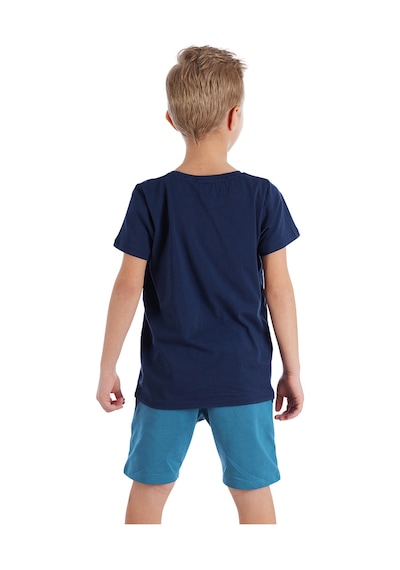Alfabe Erkek Çocuk Yazlık Rahat T-shirt Şort Takım