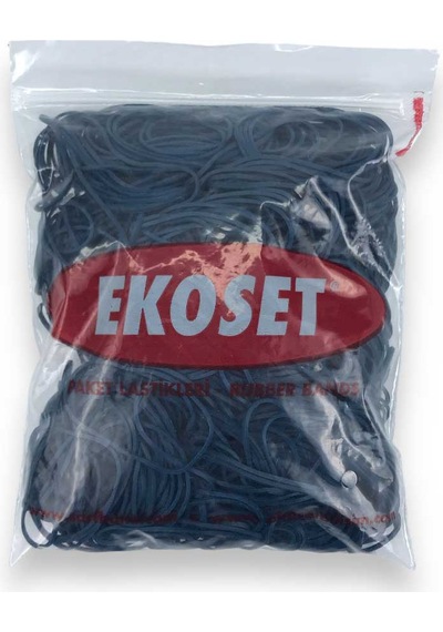Ekoset 500 Adet 70 MM Mavi Para Lastiği