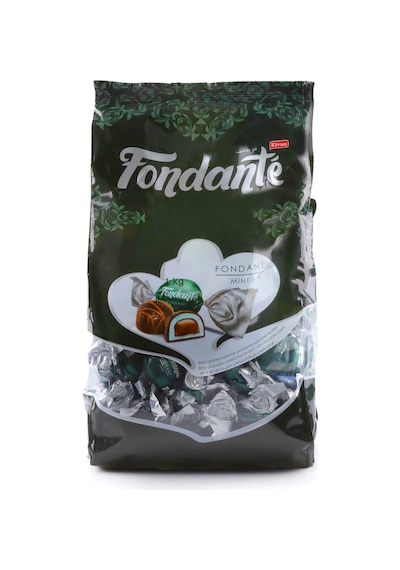 Fondante Çikolata Dolgulu Naneli 1000 Gr. (1 Poşet)