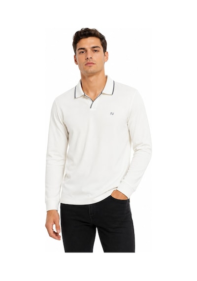 Advante Erkek Mevsimlik Spor Polo V Yaka Sweatshırt Bgl-st05469 Ekru