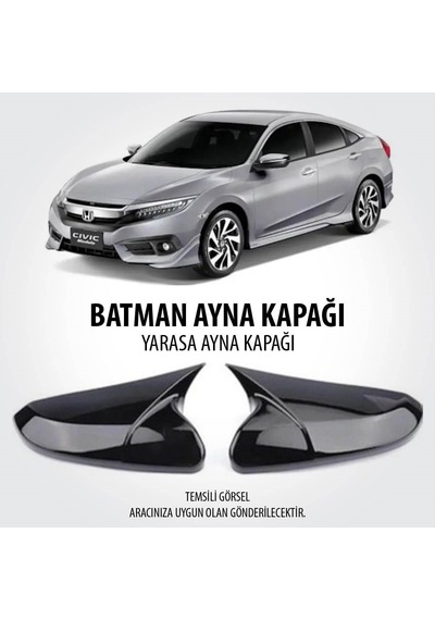Honda Civic Fc5 Batman Yarasa Ayna  Kapağı