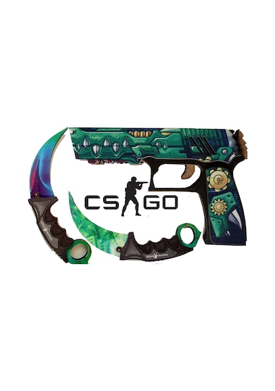 Ahşap Cs Go See Ya Later Gamma Phase Ve Fade Oyuncak Yeni Set