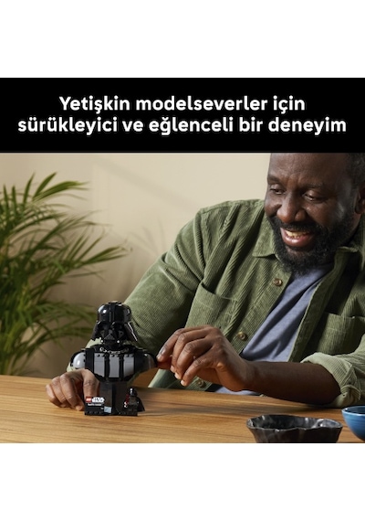 LEGO® Star Wars™ Darth Vader™ Büstü 75439 - Yetişkinler için Koleksiyonluk Bilim Kurgu Yapım Seti (349 Parça)