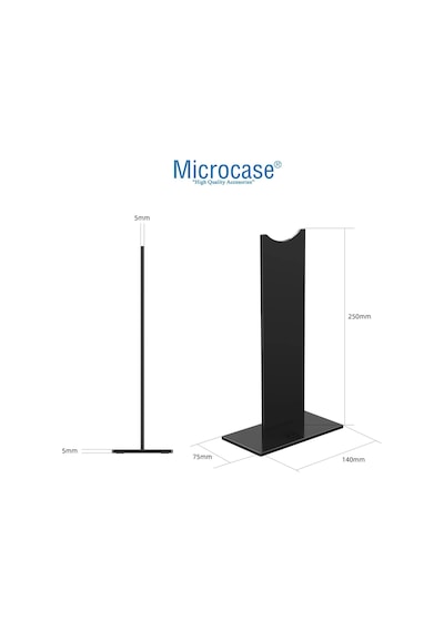 Universal Metal Oyuncu Kulaklık Standı Askısı Al4351 Siyah