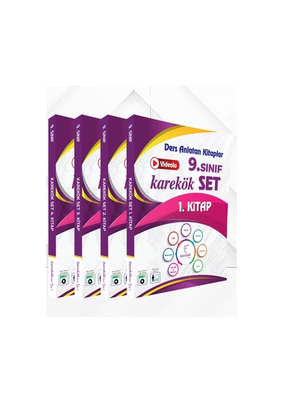 Müfredat 9. Sınıf Karekök - 1-2-3-4 K 4 Kitap Seti
