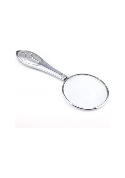 Gümüş Renkli 5x - 45 Mm Zarif Işlemeli Özel Tasarlanmış Büyüteç Mg18155-8