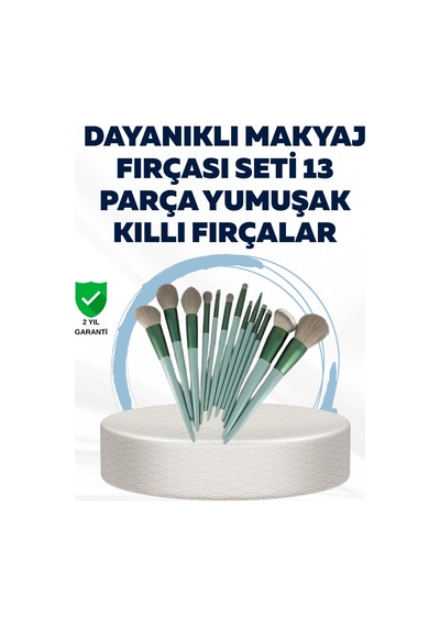 Profesyonel Kullanıma Uygun 13 Parça Makyaj Fırçası Takımı Fiber Kıllı 76952545