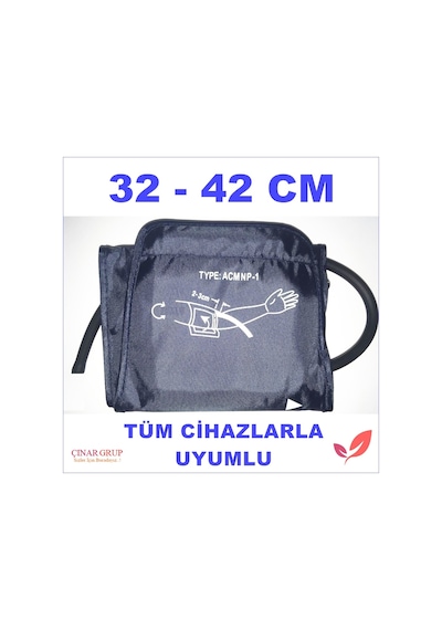 Dijital Tansiyon Aleti Manşeti. Koldan/Üst Kol Manşonu 32-42 Cm