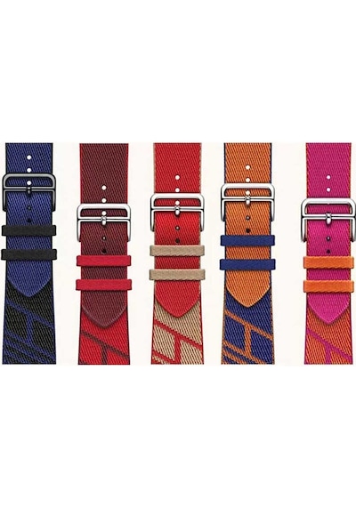 Apple Uyumlu Watch 7 41mm Krd-51 Hasır Kordon-no5