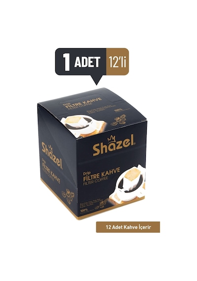 Drip Filtre Kahve Classic 12'li Kutu Drip Demleme %100 Arabica Filtre Kahve