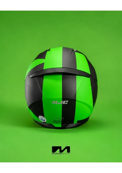 Hjc C10 Kask Tez Mc4hsf Yeşil-siyah