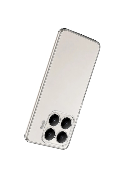 Xiaomi Mi 17t Pro Lüx Şeffaf Silikon - Şeffaf Düz Renkli