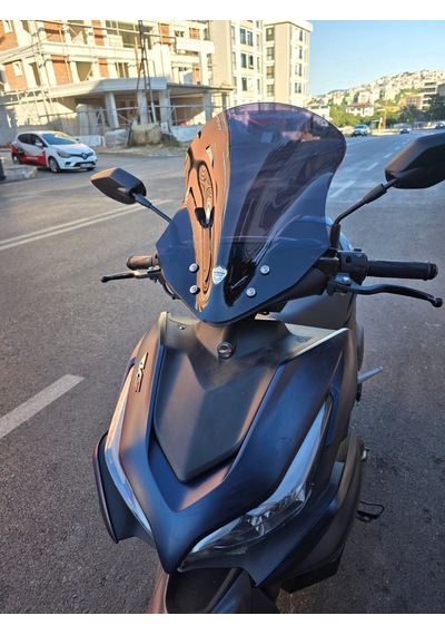Motocam Kuba Vizy 50 Ön Cam 2025-2026 Model 43cm Siyah Renkli Sportif