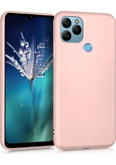 General Mobile Gm21 Uyumlu Silikon Kılıf - Pastel Tonu Kamera Korumalı Esnek Kapak-pudra Pembe Pudra Pembe