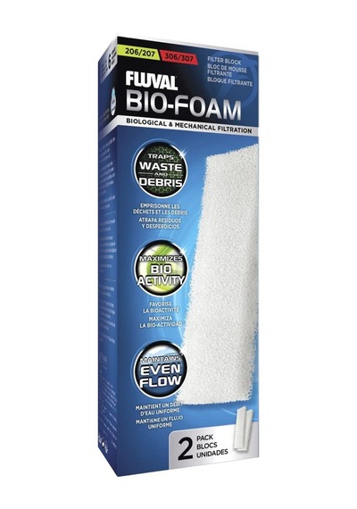 Fluval Köpük Filtre Bloğu 206/207/306 307 - 2'li Paket Sku: Zeus8690010268822