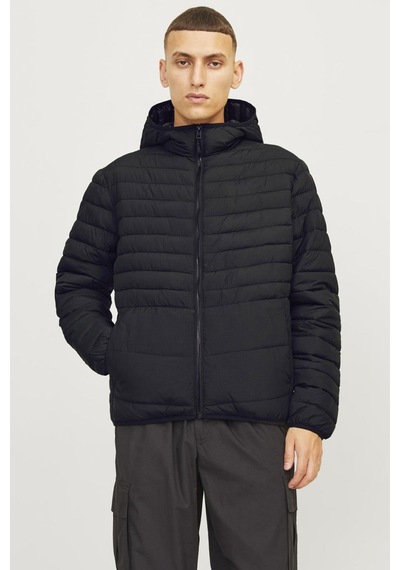 Jack & Jones 12256983 Erkek Siyah Mont & Kaban