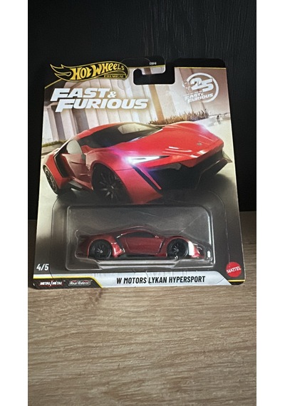 Hot Wheels Premium W Motors Lykan Hypersport Kırmızı