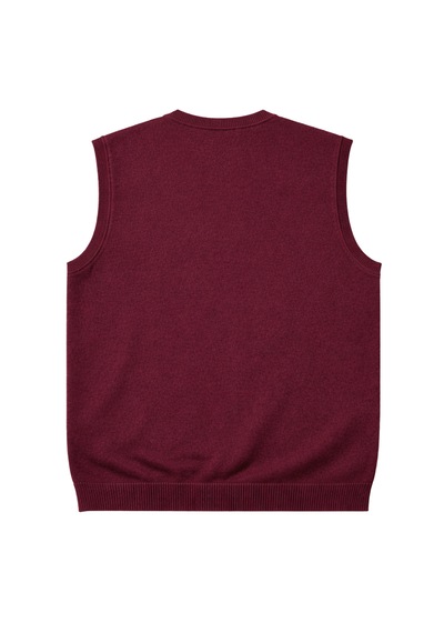 Battalmoda Erkek Büyük Beden Bordo V Yaka Süveter 3xl-4xl-5xl-6xl