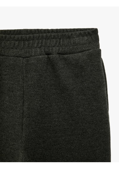 Koton Rahat Kalıp Cepli Beli Lastikli Jogger Eşofman Altı Antrasit 7wal40001ık