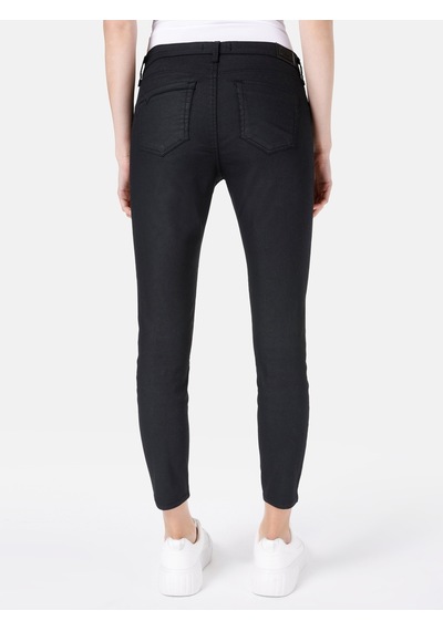 Colins 759 Lara Dar Kesim Orta Bel Dar Paça Siyah Kadın Pantolon Cl1067174 Mavi