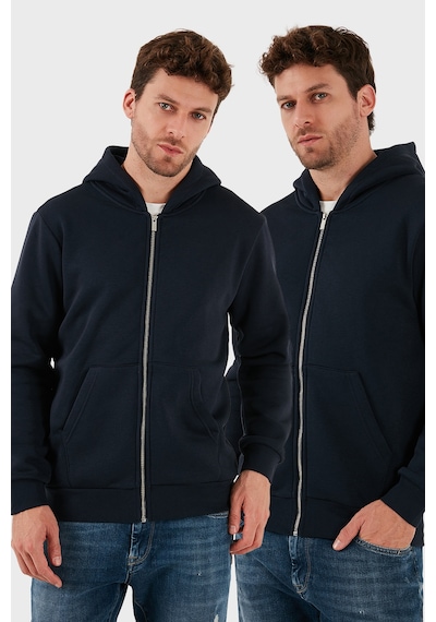 Buratti Regular Fit Kapüşonlu Kışlık 2'Li Paket Erkek Sweat 5905340S2 Koyu Lacivert-Koyu Lacivert Buratti Regular Fit Kapüşonlu Kışlık 2'Li Paket Erkek Sweat 5905340S2 Koyu Lacivert-Koyu Lacivert