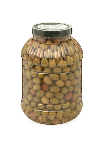 Aydın Yeşili Salamura Yeşil Çizik Zeytin 5 L