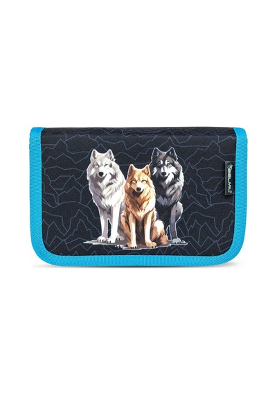 Belmil Wolves Pack Boş Kalem Kutusu 335-72 Lacivert - Mavi